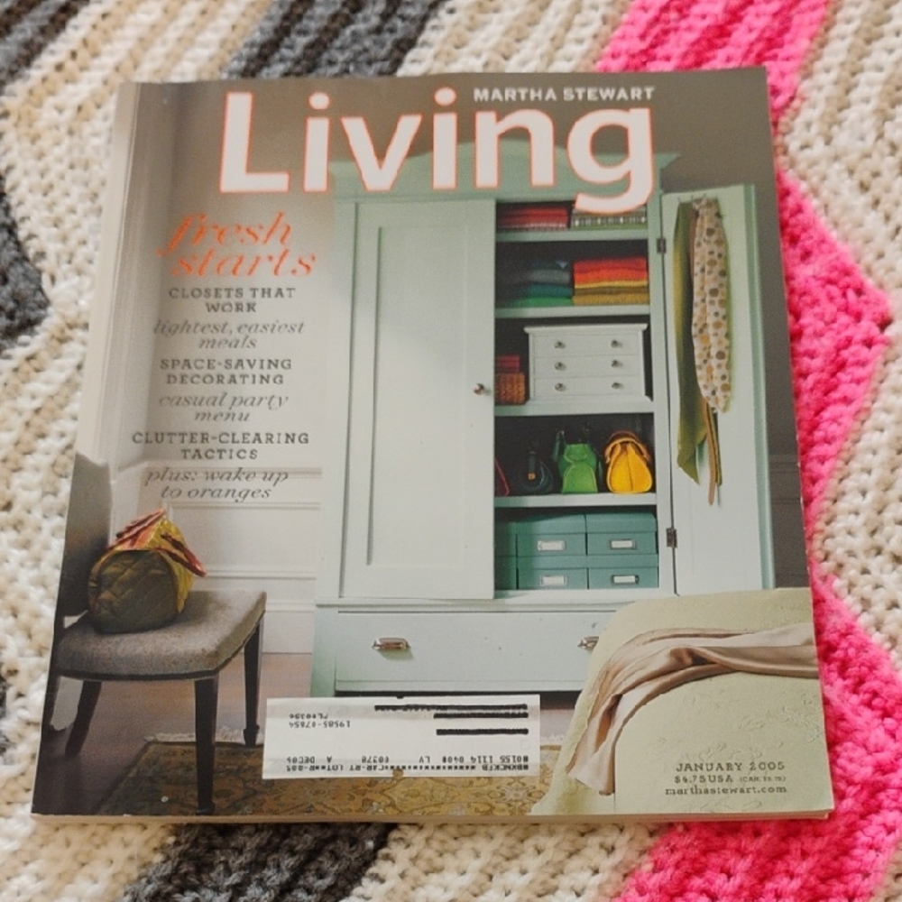 Martha Stewart Living Magazine January 2005